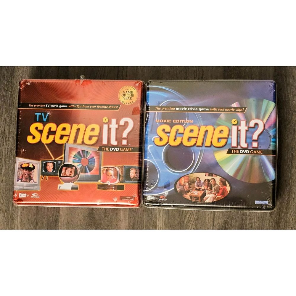 2 Scene it‎ Games - TV and Movie Editions DVD Games in Collectible Tins